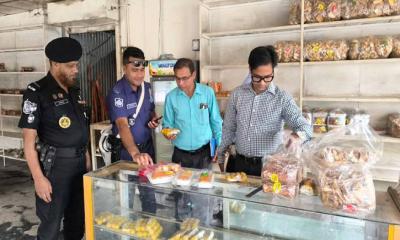 কিশোরগঞ্জে নিরাপদ খাদ্য আইনে অভিযান: ৫ প্রতিষ্ঠানের ভেজাল খাদ্যে ৫ লাখ টাকা জরিমানা