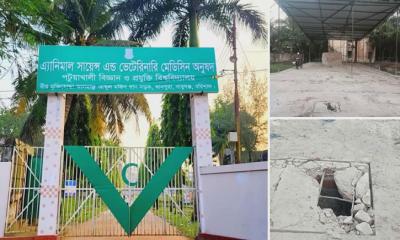 পবিপ্রবিতে নবনির্মিত বাস-শেড উদ্বোধনের আগেই ফাটল: কাজের মান নিয়ে প্রশ্ন