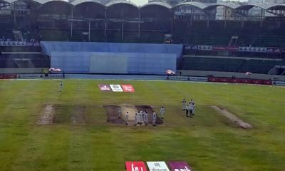 প্রচণ্ড ভূমিকম্পে মিরপুরে খেলা থেমে ছিল ৩ মিনিট