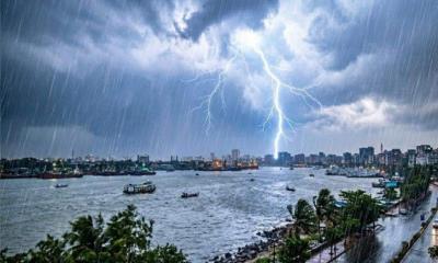 ৯ জেলায় ঝড়-বৃষ্টি ও বজ্রপাতের আশঙ্কা