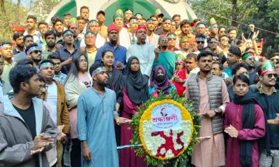 বিজয় দিবসে ইবি ছাত্রদলের শ্রদ্ধাঞ্জলি