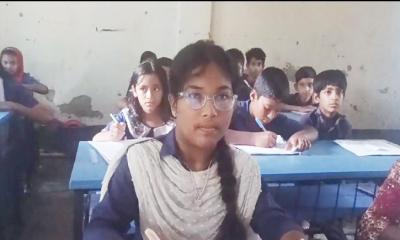 চরভদ্রাসনে টিলার চর সরকারি প্রাথমিক বিদ্যালয়ের প্রতিবন্ধী মেধাবী ছাত্রী মায়া