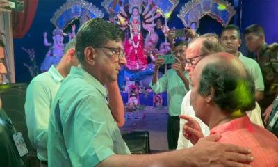 ধামরাইয়ে মন্দির পরিদর্শন ও শুভেচ্ছা বিনিময় প্রধান উপদেষ্টার প্রতিরক্ষা সহকারীর