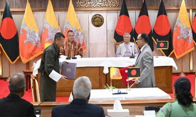 বাংলাদেশ ও ভুটানের মধ্যে ২ সমঝোতা স্মারক সই