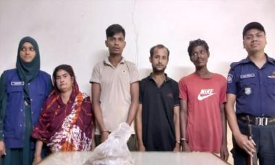 নারায়ণগঞ্জে মাদকবিরোধী অভিযান: ইয়াবা ও গাঁজাসহ আটক ৪