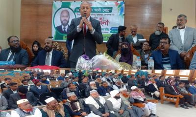 মুকসুদপুরে উপজেলা মাধ্যমিক শিক্ষা কর্মকর্তার অবসরজনিত বিদায় সংবর্ধনা