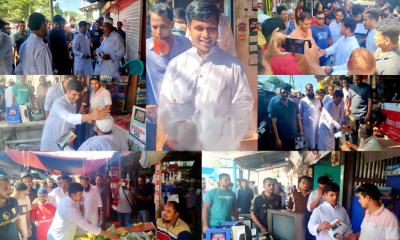 তিতাসে কেন্দ্রীয় যুবদল নেতা ডা. বাছেদুর রহমানের ৩১ দফার লিফলেট বিতরণ