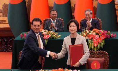 বাংলাদেশ-চীন বৈঠকে ২ চুক্তি ও ১৩ সমঝোতা স্মারক সই