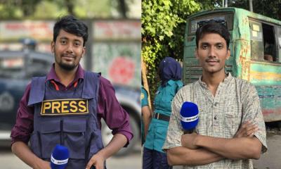 জবি মাল্টিমিডিয়া ইউনিটের প্রতিষ্ঠাকালীন সভাপতি কাওছার, সাঃ সম্পাদক মিনহাজ