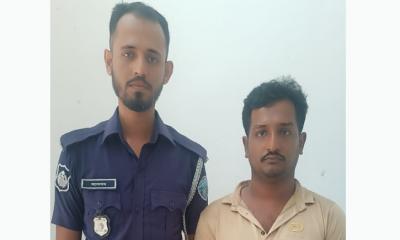 তিতাসে পুলিশি অভিযানে মাদক মামলার পলাতক আসামি গ্রেপ্তার