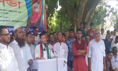 বিএনপি প্রতিষ্ঠা না হলে দেশে গণতন্ত্র ফিরে আসত না — নকলায় বিএনপি নেতা ইলিয়াস