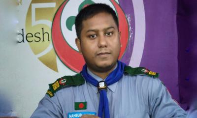 জবি রোভার স্কাউট গ্রুপের নবনির্বাচিত সভাপতি ফিন্যান্স বিভাগের মাহবুব হাওলাদার