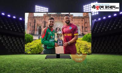 বাংলাদেশ–ওয়েস্ট ইন্ডিজ ম্যাচসহ মাঠে ময়দানে আজকের খেলা