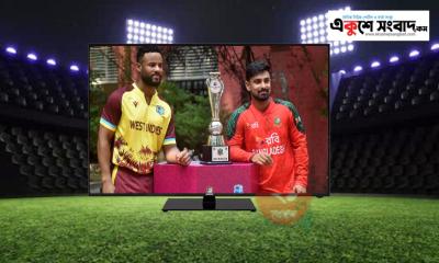 বাংলাদেশ–ওয়েস্ট ইন্ডিজ ম্যাচসহ মাঠে ময়দানে আজকের খেলা