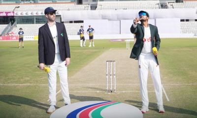 আয়ারল্যান্ডের বিপক্ষে টসে হেরে বোলিংয়ে বাংলাদেশ