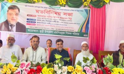 জুড়ীতে এমপিওভুক্ত শিক্ষকদের সাথে নাসির উদ্দীন মিঠুর মতবিনিময়