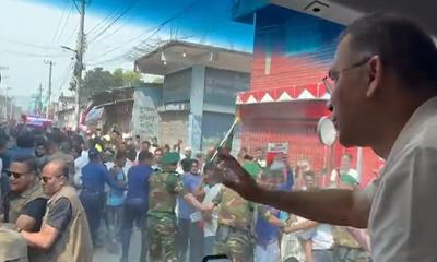 সৈয়দপুরে পৌঁছেছেন প্রধানমন্ত্রী