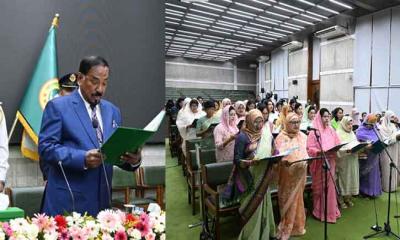 শপথ নিলেন সংরক্ষিত নারী আসনের ৪৯ এমপি