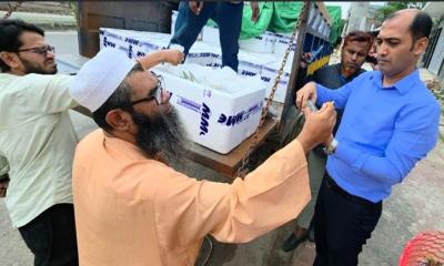 বেনাপোল স্থলবন্দর দিয়ে ভারতে গেলো দ্বিতীয় চালানে ১৮.৭৯ মেট্রিক টন ইলিশ