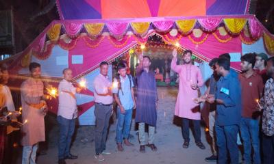 যবিপ্রবিতে শ্রী শ্রী শ্যামা পূজা ও দীপাবলি উদযাপন