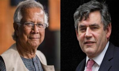 প্রধান উপদেষ্টার সঙ্গে সাবেক প্রধানমন্ত্রী গর্ডন ব্রাউনের ফোনালাপ