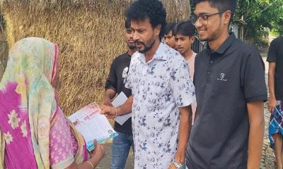 মুকসুদপুরে বিএনপির গণসংযোগ ও প্রচারপত্র বিতরণ