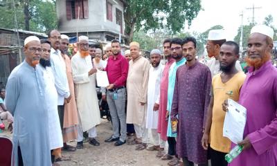 নওগাঁ-২ আসনের এমপি পদপ্রার্থী ইঞ্জিনিয়ার এনামুল হকের গণসংযোগ