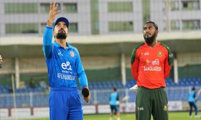 আফগানদের বিপক্ষে টস হেরে ফিল্ডিংয়ে বাংলাদেশ
