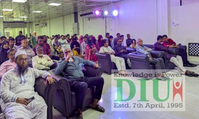 নতুনদের স্বাগত জানিয়ে ডিআইইউতে চার বিভাগের নবীনবরণ অনুষ্ঠিত