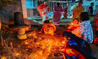 আনন্দঘন পরিবেশে ভাঙ্গুড়ায় দীপাবলি উৎসব উদযাপিত