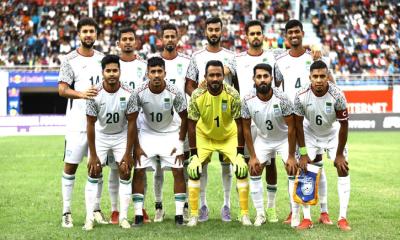 কাঠমান্ডুতে গোলশূন্য ড্রয়ে শেষ হলো বাংলাদেশ-নেপাল লড়াই
