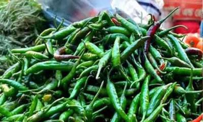 চাঁপাইনবাবগঞ্জের সোনা মসজিদ স্থলবন্দর দিয়ে এসেছে ৫৬ টন কাঁচামরিচ