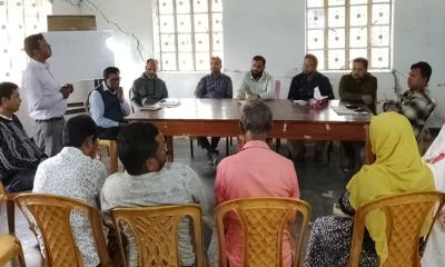 তানোরে দুর্যোগ ব্যবস্থাপনা কমিটির সাথে উপজেলা সিভিক ফোরামের মতবিনিময়