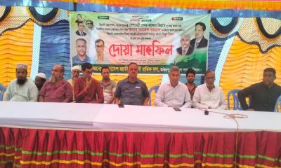 উজিরপুরে বিএনপি‍‍`র  দোয়া মাহফিল অনুষ্ঠিত