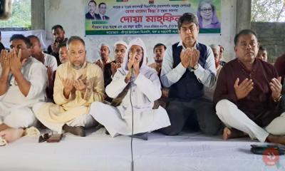খালেদা জিয়ার রোগমুক্তি কামনায় শ্রীপুর বিএনপির দোয়া মাহফিল