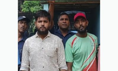 মাদারগঞ্জে ঠিকাদারের কাছে চাঁদা দাবি, দুই যুবক গ্রেপ্তার