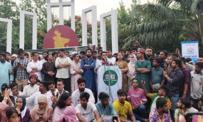 দুর্নীতিমুক্ত বৈষম্যহীন বাংলাদেশ গড়ার প্রত্যয়ে এগিয়ে চলেছে তরুণ প্রজন্ম- নাহিদ ইসলাম