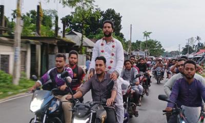 ডাকসু ছাত্র পরিবহন সম্পাদক আসিফ আব্দুল্লাহ’র আগমনে ভূরুঙ্গামারীতে আনন্দের জোয়ার