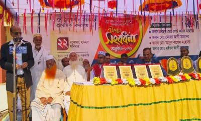 জুড়ীতে অবসরপ্রাপ্ত শিক্ষকদের সংবর্ধনা