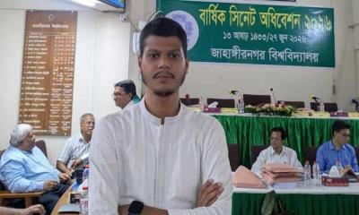 সিনেটে জাবির মসজিদ-মন্দিরের উন্নয়নের দাবি আবু তালহার