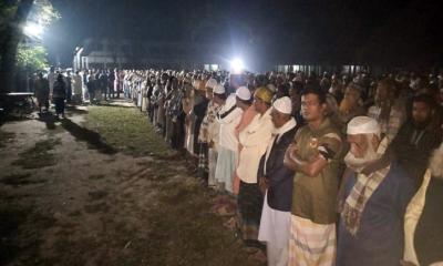 রাজশাহীতে খুন হওয়া বিচারকপুত্রের সরিষাবাড়ীর নিজ বাড়িতে দাফন সম্পন্ন