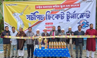 উজিরপুরে শর্টপিচ ক্রিকেট টুর্নামেন্টের উদ্বোধন