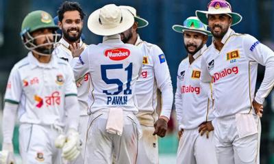 কলম্বো টেস্টে ইনিংস ব্যবধান ও ৭৮ রানে পরাজিত বাংলাদেশ
