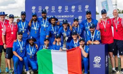 ইতিহাস গড়ে প্রথমবার টি-টোয়েন্টি বিশ্বকাপে ইতালি