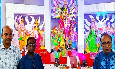 শঙ্কাহীনভাবে কালীগঞ্জে শারদীয় দুর্গাপূজা উদযাপন