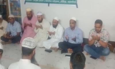 গৌরীপুরে জুলাই গণঅভ্যুত্থানে শহীদদের স্মরণে দোয়া মাহফিল অনুষ্ঠিত
