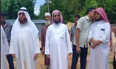 ফটিকছড়িতে মতিনগর জামে মসজিদের ভিত্তিপ্রস্তর স্থাপন করলেন শেখ শাহজাহান ইসলামাবাদী
