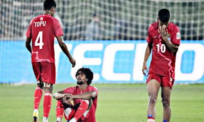 ৭ গোলের রোমাঞ্চকর ম্যাচে হংকংয়ের কাছে হারলো বাংলাদেশ