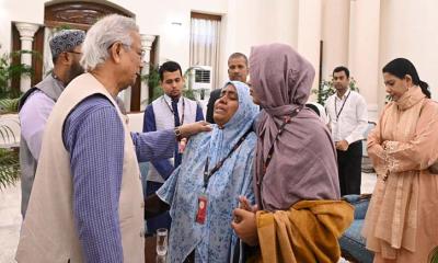 হাদির পরিবারের সঙ্গে প্রধান উপদেষ্টার সাক্ষাৎ, সর্বোত্তম চিকিৎসা নিশ্চিতের আশ্বাস