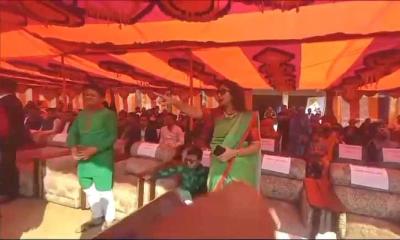 হোসেনপুরে সরকারি অনুষ্ঠানে দলীয় স্লোগান, ইউএনও‍‍`র হস্তক্ষেপ